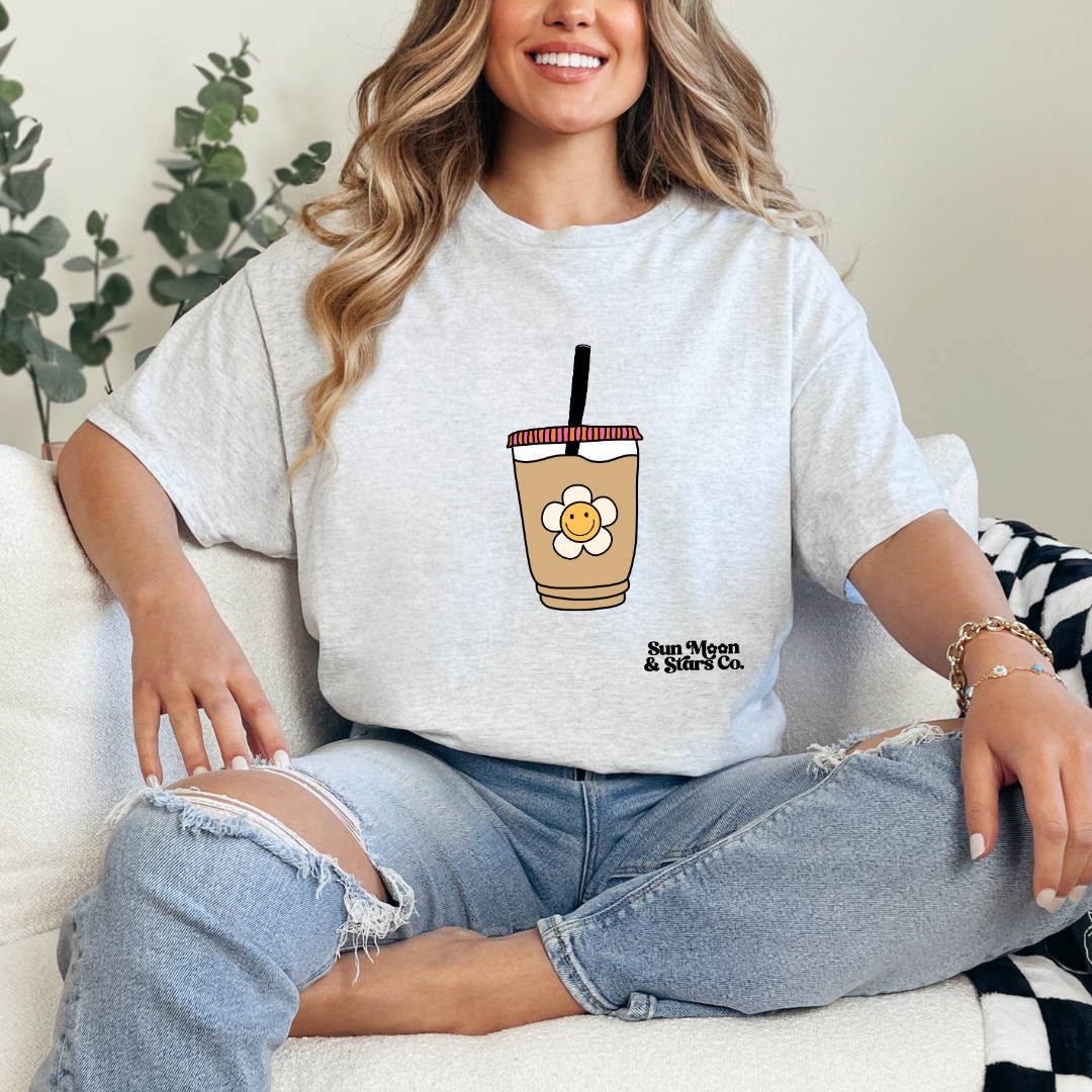 Coffee Cutie Ash Gray Shirt