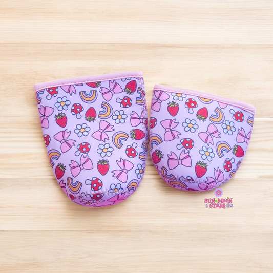 Strawberry Bows Cup Sleeve