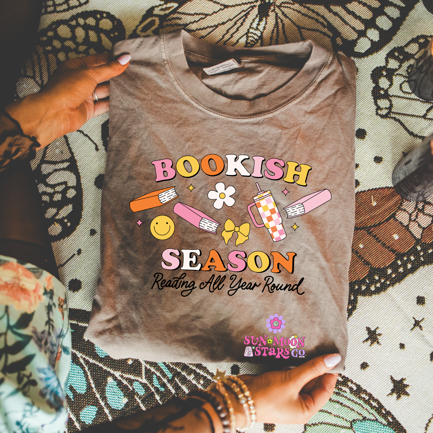 Bookish Season Reading All Year Round Tee| Bookish T-Shirt