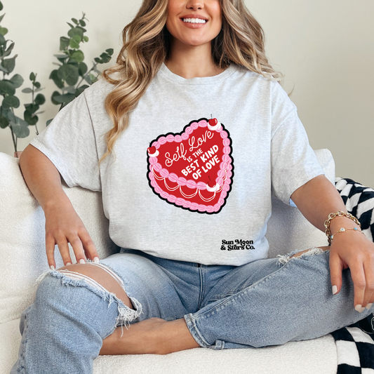 Self-Love is the Best Kind of Love | Ash Gray Shirt