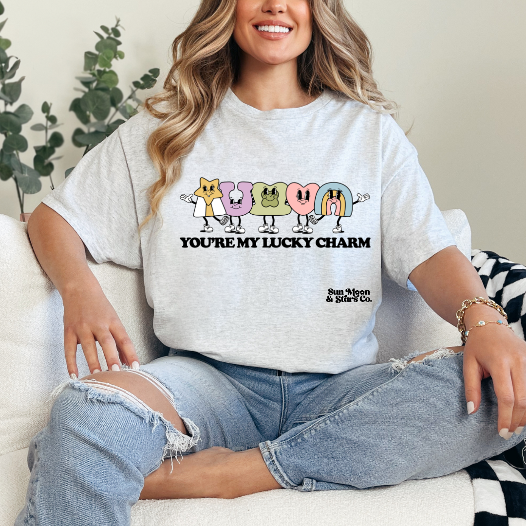 You're My Lucky Charm| St. Patrick's Day Ash Gray Shirt